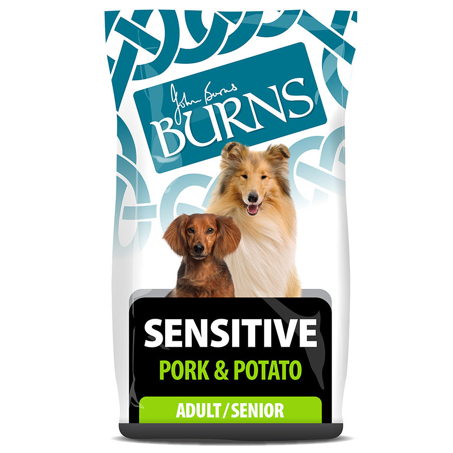 Burns Sensitive Dry Dog Food Pork & Potato 12kg