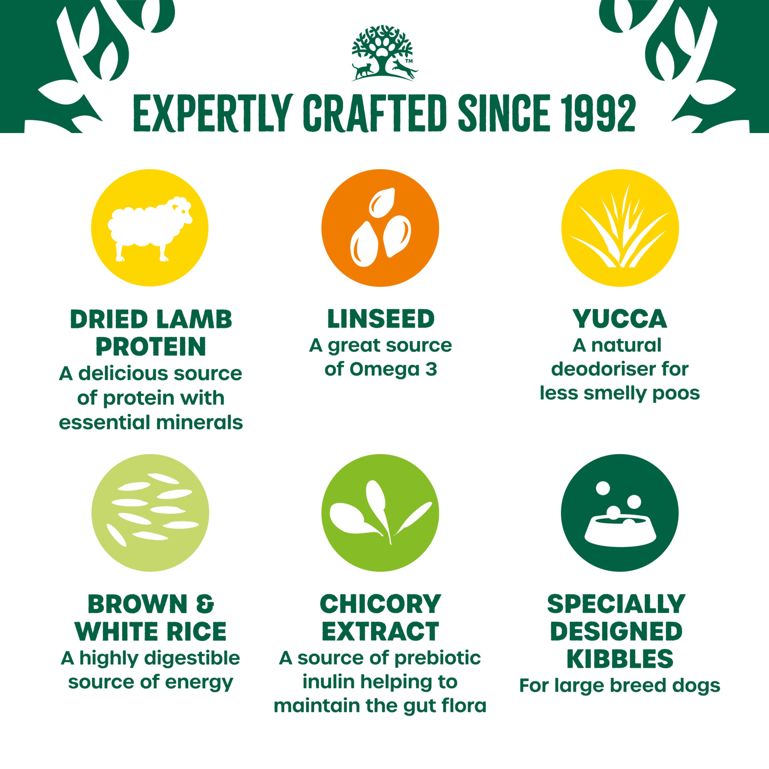 James Wellbeloved Adult Lamb and Rice 15 kg Bag