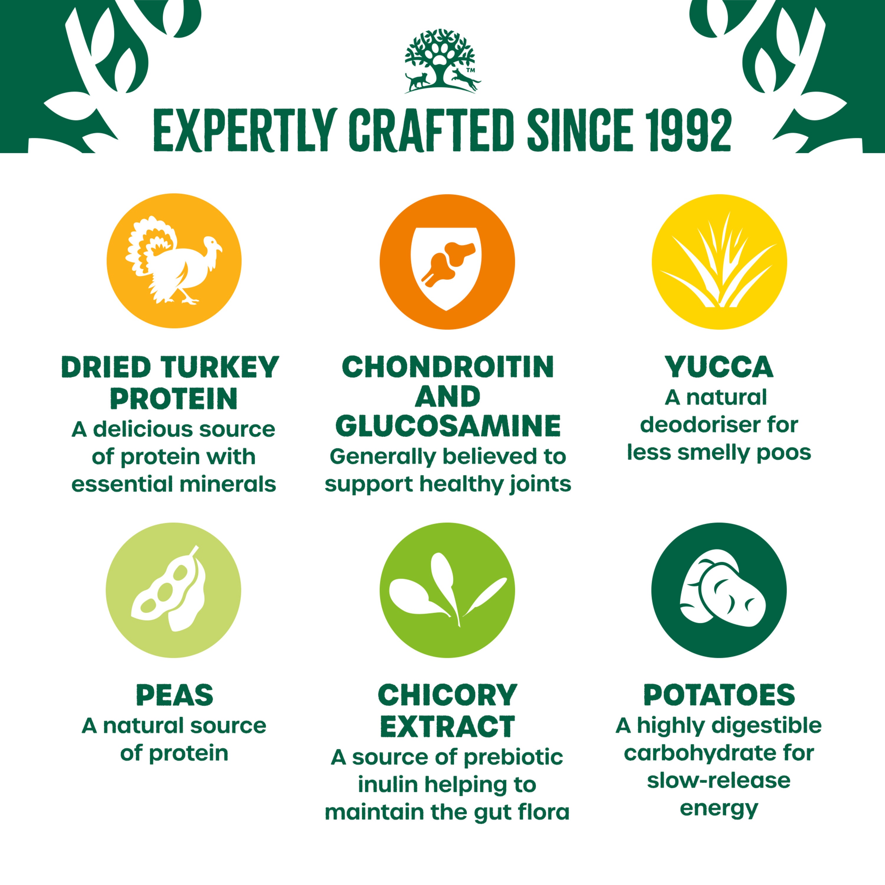 James Wellbeloved Grain Free Senior Dry Dog Food Turkey & Veg 10kg